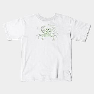 Deconstructed Crab (4) Kids T-Shirt